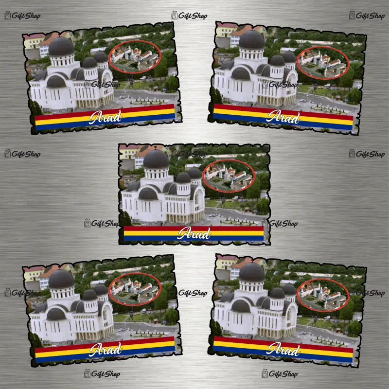 Arad, romania, magnet frigider mgs005